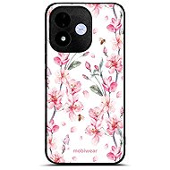 Mobiwear Glossy case for Xiaomi Redmi Note 17 4G/5G, G033G pink flowers - Phone Cover