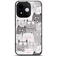 Mobiwear Glossy case for Xiaomi Redmi Note 17 4G/5G, G045G kitties - Phone Cover