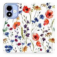 Mobiwear Flip Case for Xiaomi Redmi Note 17 4G/5G, MP04S flowers - Phone Case