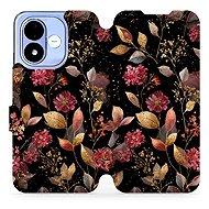 Mobiwear flip case for Xiaomi Redmi Note 17 4G/5G, V171S golden leaves - Phone Case