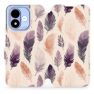 Mobiwear flip case for Xiaomi Redmi Note 17 4G/5G, VB08S watercolour feathers - Phone Case