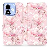 Mobiwear flip case for Xiaomi Redmi Note 17 4G/5G, VB18S magnolias - Phone Case