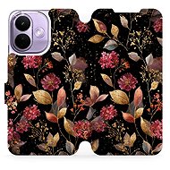 Mobiwear flip case for Xiaomi Redmi Note 17 Pro 5G, V171S golden leaves - Phone Case