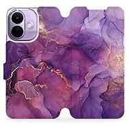Mobiwear Flip case for Xiaomi Redmi Note 17 Pro 5G, VP20S purple marble - Phone Case