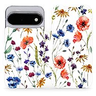 Mobiwear Flip Case for Google Pixel 11, MP04S Flowers - Phone Case