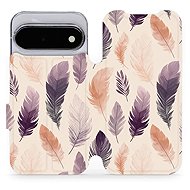 Mobiwear Flip Case for Google Pixel 11, VB08S watercolour feathers - Phone Case