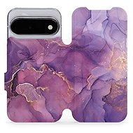 Mobiwear flip case for Google Pixel 11, VP20S purple marble - Phone Case