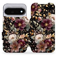 Mobiwear flip case for Google Pixel 11 Pro, V169S golden flowers - Phone Case