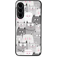 Mobiwear Glossy Glossy for Samsung Galaxy A36 - Cats - Protective Case