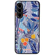 Mobiwear Glossy lesklý pro Samsung Galaxy A26 - Modrá květena - Protective Case