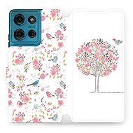 Mobiwear flip knížkové pro Motorola Moto G75 5G - Strom - Phone Case