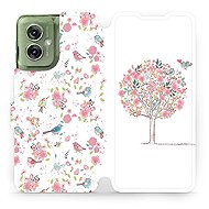 Mobiwear flip knížkové pro Motorola Moto G55 5G - Strom - Phone Case
