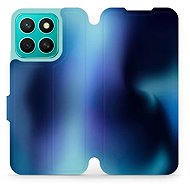 Mobiwear flip knížkové pro Honor X8c - Modrý odstín - Phone Case
