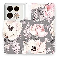 Mobiwear flip book for Infinix Note 40 Pro / Note 40 Pro+ 5G - Flowers - Phone Case