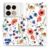 Mobiwear flip knížkové pro Infinix Note 40 Pro /  Note 40 Pro+ 5G - Kvítí - Phone Case