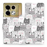Mobiwear flip knížkové pro Infinix Note 40 - Kočičky - Phone Case