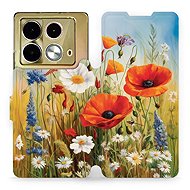 Mobiwear flip book for Infinix Note 40 - Summer Meadow - Phone Case