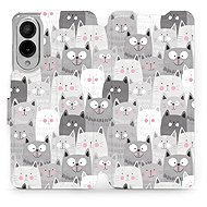Mobiwear flip knížkové pro Samsung Galaxy S25 Edge - Kočičky - Phone Case