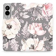 Mobiwear flip knížkové pro Samsung Galaxy S25 Edge - Květy - Phone Case