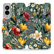 Mobiwear flip knížkové pro Samsung Galaxy S25 Edge - Zelená louka - Phone Case