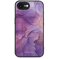 Mobiwear Glossy Glossy for Apple iPhone 16e / 17e - Purple Marble - Protective Case