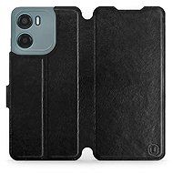 Mobiwear flip knížkové pro Motorola Moto G05 - Černé - Phone Case