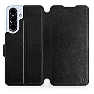 Mobiwear flip book for Samsung Galaxy A56 - Black - Phone Case