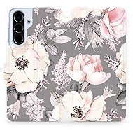 Mobiwear flip book for Samsung Galaxy A56 - Flowers - Phone Case