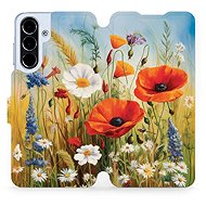 Mobiwear flip book for Samsung Galaxy A56 - Summer Meadow - Phone Case