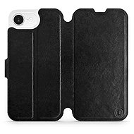 Mobiwear flip book for Apple iPhone 16e / 17e - Black - Phone Case