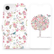 Mobiwear Apple iPhone 16e / 17e flip tok - fa - Mobiltelefon tok