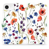 Mobiwear flip book for Apple iPhone 16e / 17e - Flower - Phone Case