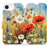 Mobiwear flip book for Apple iPhone 16e / 17e - Summer Meadow - Phone Case