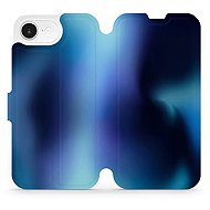 Mobiwear flip book for Apple iPhone 16e / 17e - Blue shade - Phone Case