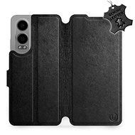 Mobiwear flip book leather for OnePlus Nord CE 4 Lite 5G - Black - L_BLS - Phone Case