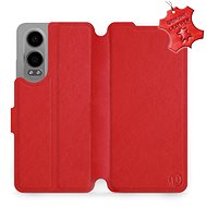 Mobiwear flip book leather for OnePlus Nord CE 4 Lite 5G - Red - L_RDS - Phone Case