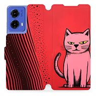 Mobiwear flip book for Motorola Moto G85 5G - VP54S - Phone Case
