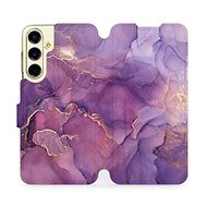 Mobiwear Marble flip for Samsung Galaxy S24 FE - VP20S - Phone Case
