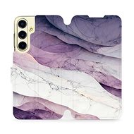 Mobiwear Marble flip for Samsung Galaxy S24 FE - VP31S - Phone Case