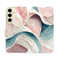 Mobiwear Marble flip for Samsung Galaxy S24 FE - VP33S - Phone Case