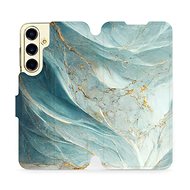 Mobiwear Marble flip for Samsung Galaxy S24 FE - VP34S - Phone Case