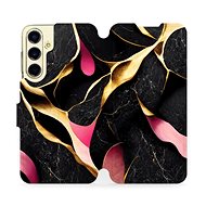 Mobiwear Marble flip for Samsung Galaxy S24 FE - VP35S - Phone Case