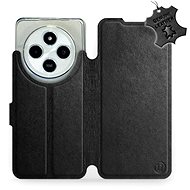 Leather Mobiwear flip book for Xiaomi Redmi 14C / Poco C75 - Black - L_BLS - Phone Case