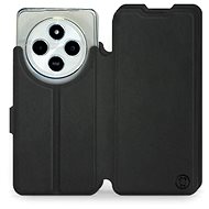 Mobiwear Soft Touch flip book for Xiaomi Redmi 14C / Poco C75 - Black - Phone Case