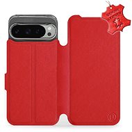 Mobiwear Leather flip book for Google Pixel 9 Pro XL - Red - L RDS - Phone Case
