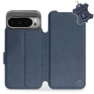 Mobiwear Leather flip book for Google Pixel 9 Pro XL - Blue - L NBS - Phone Case