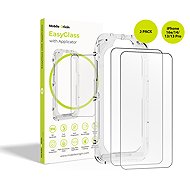 Mobile Origin EasyGlass Protective Glass with Applicator iPhone 17e/16e/14/13/13 Pro, 2 pcs - Glass Screen Protector