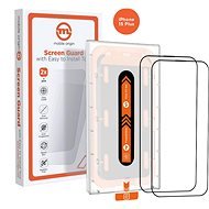 Mobile Origin Orange Screen Guard iPhone 15 Plus üvegfólia + applikátor - 2db - Üvegfólia