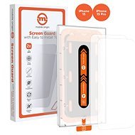 Mobile Origin Orange Screen Guard iPhone 15 Pro / 15 üvegfólia + applikátor - 2db - Üvegfólia