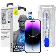 Blueo Sapphire Screen Protector iPhone 14/iPhone 13/iPhone 13 Pro with applicator - Glass Screen Protector